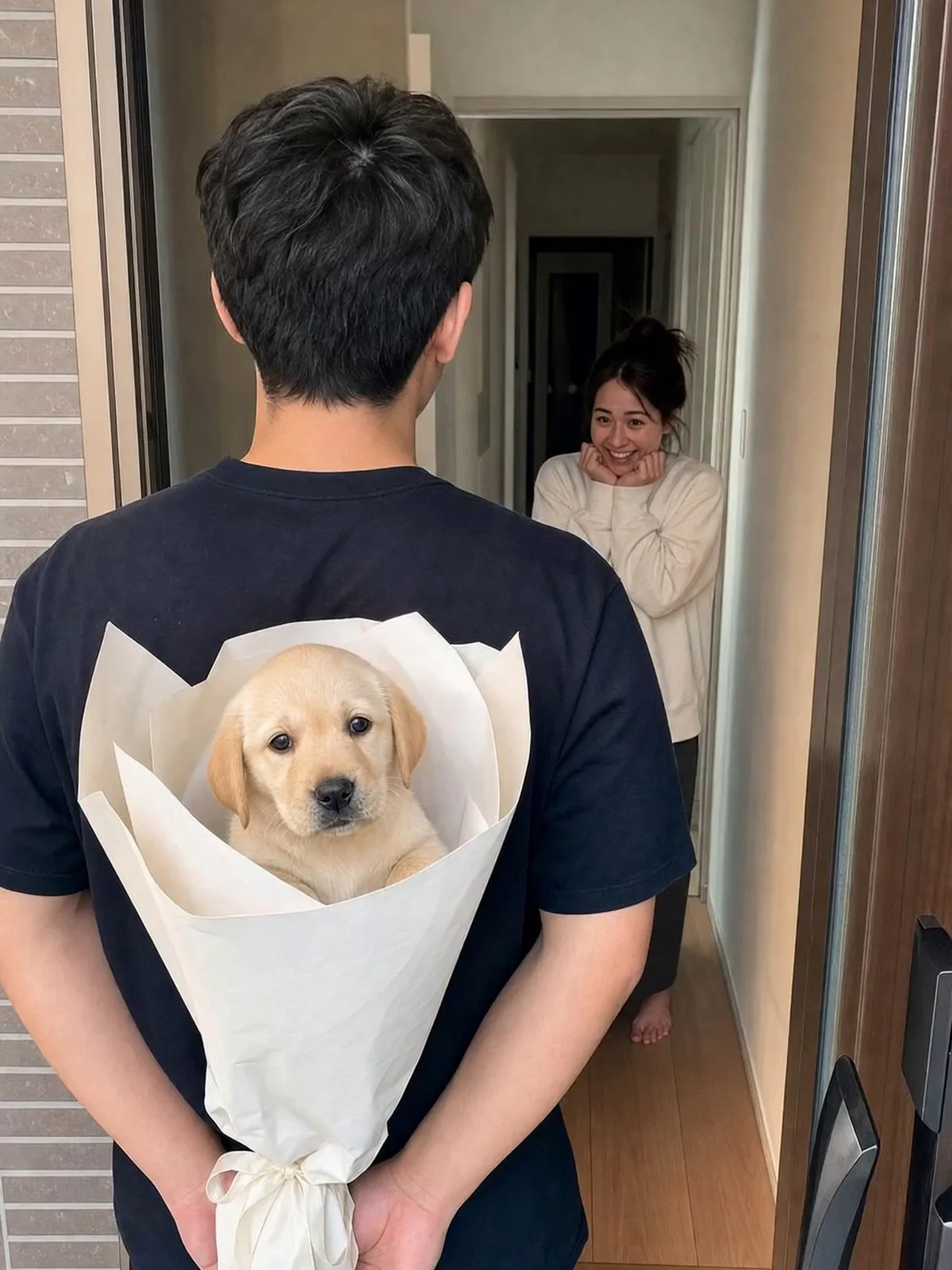 Create Heartwarming Puppy Surprise Photos & Videos