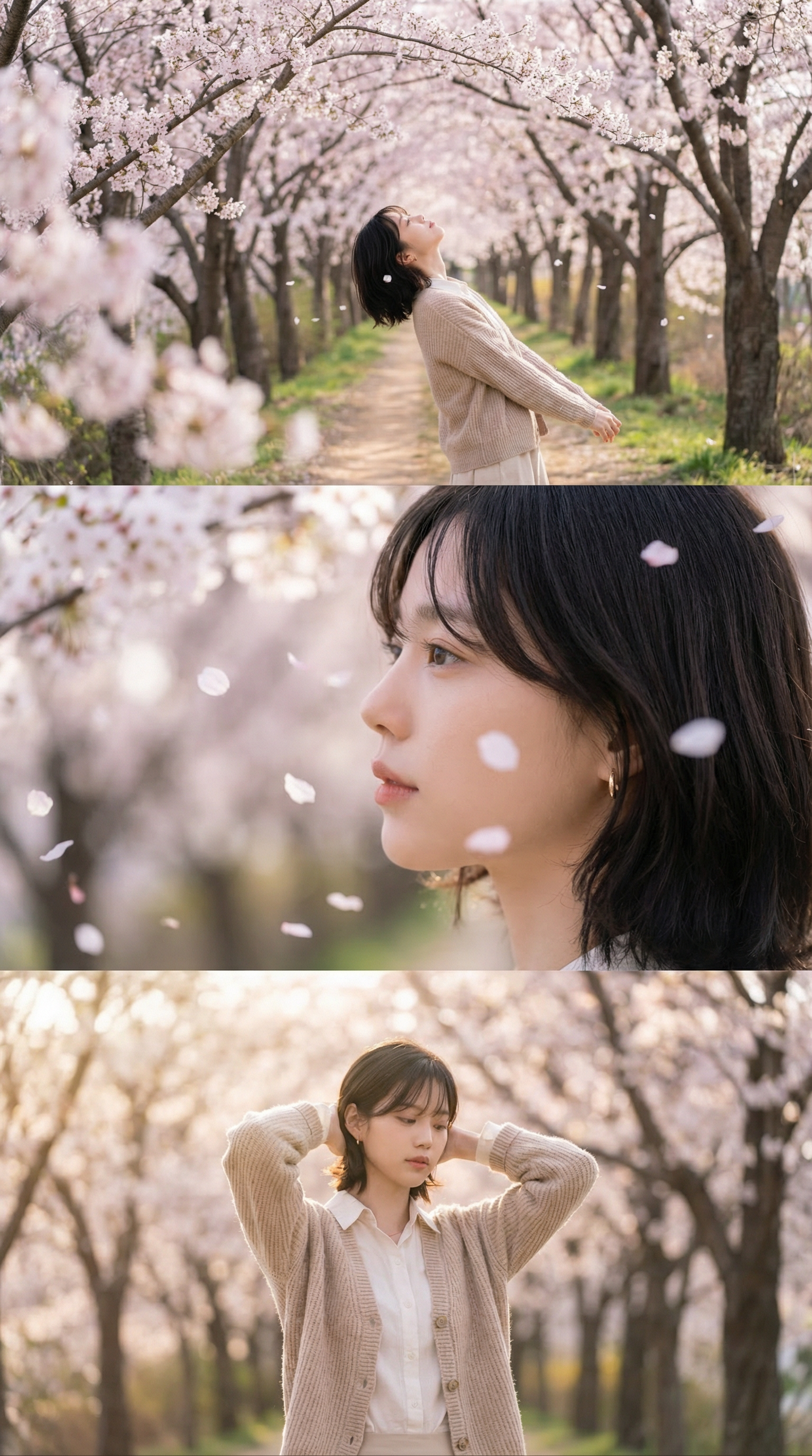 Create Serene Cherry Blossom Portraits