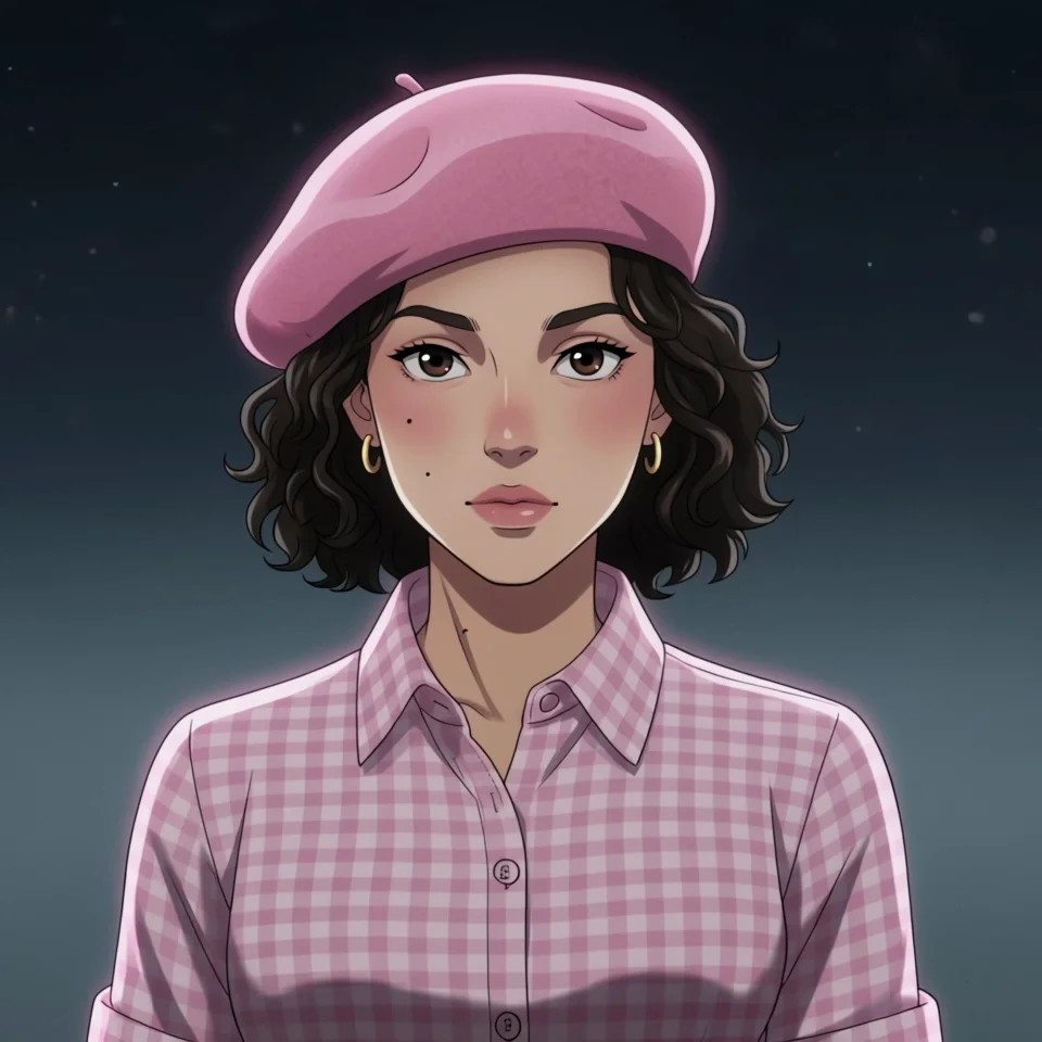 Anime-Style Glowing Portrait Transformation