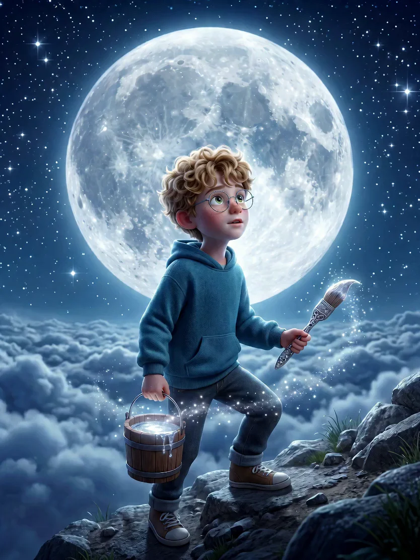 Create a Magical Animated Moon Painting Story