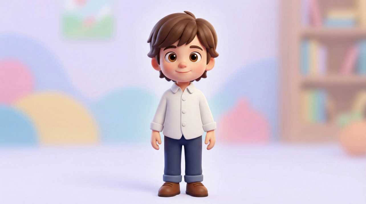 Child Photo to Cartoon Adventure Video