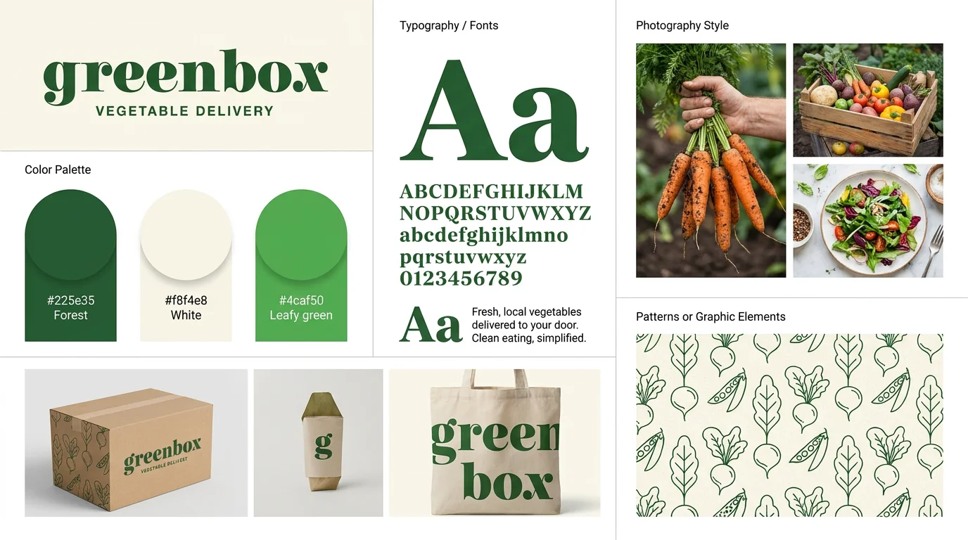 Create a Comprehensive Brand Identity Moodboard