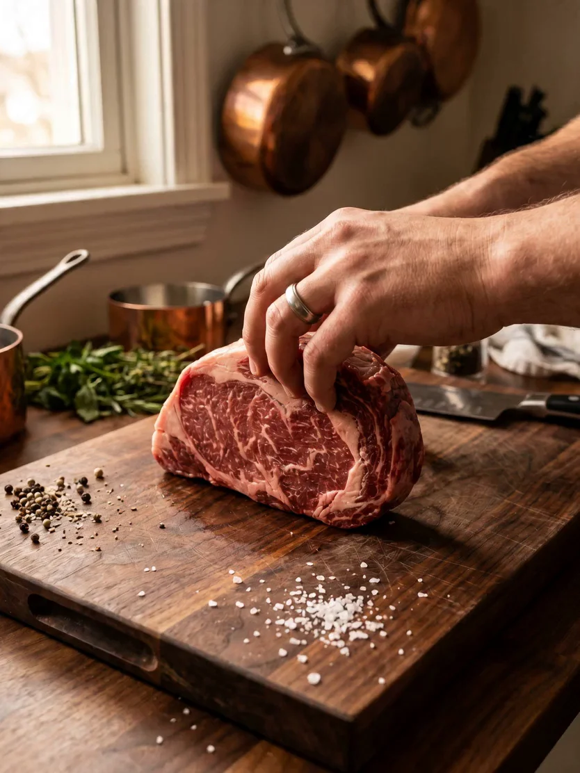 Create a Cinematic Steak Preparation Video