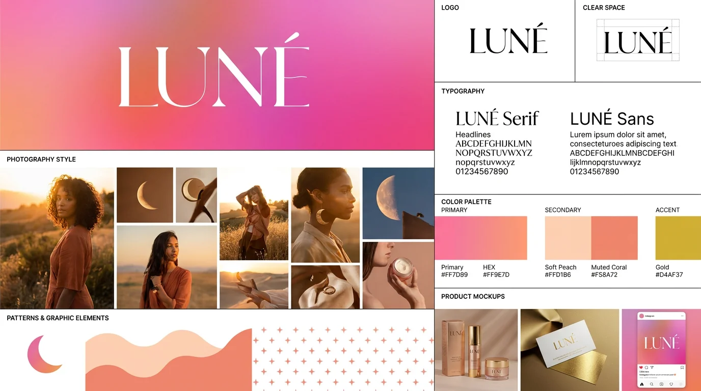 Create Brand Identity Moodboard