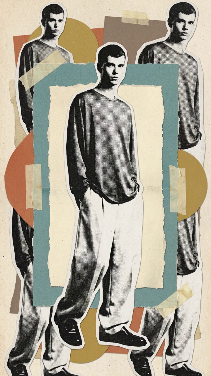 Paper Collage Animation from One Photo