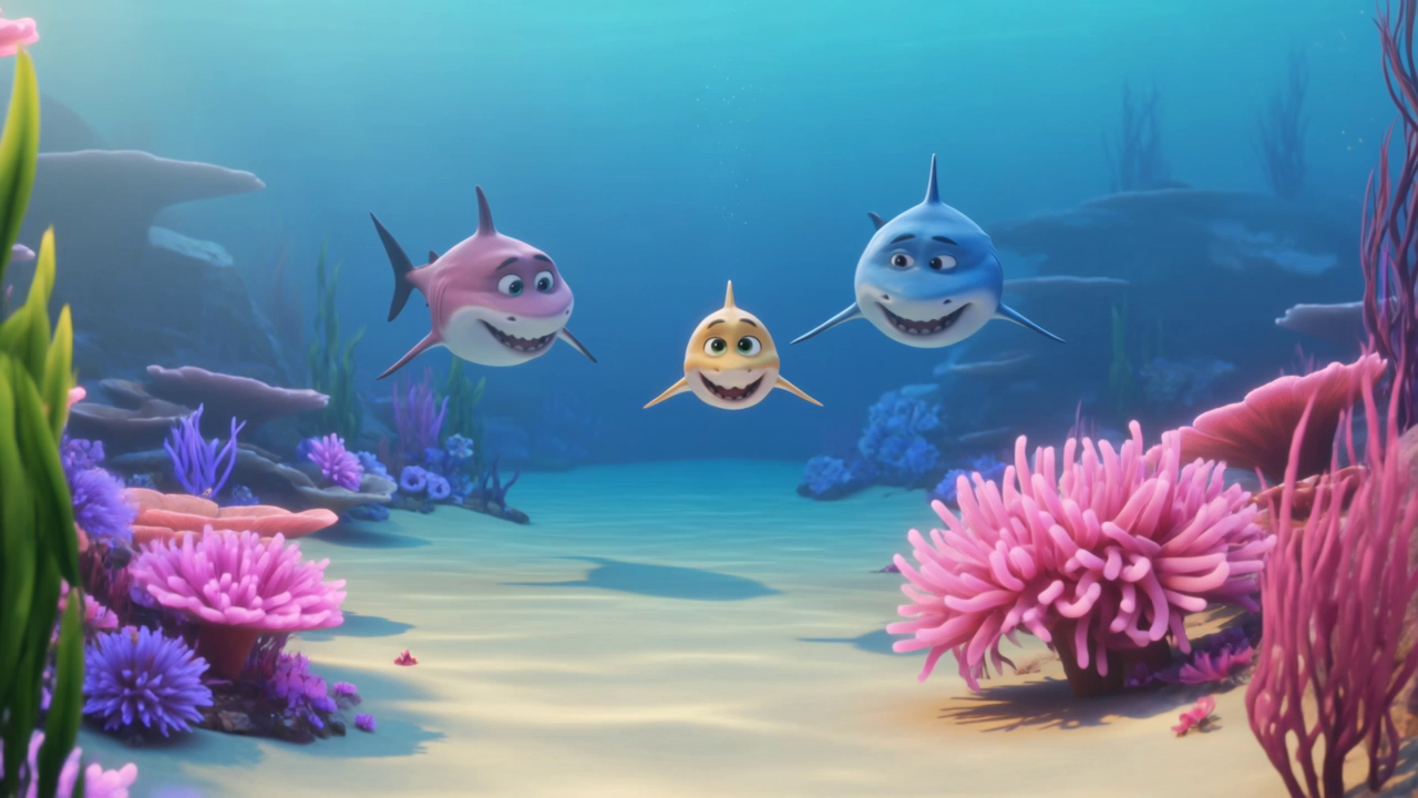 Create an Animated Baby Shark Video for Kids (by RAGA )