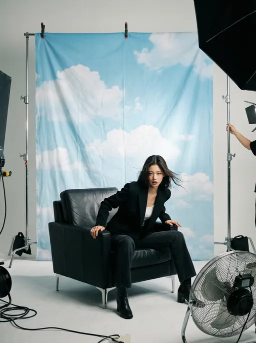 Create Behind-the-Scenes Fashion Editorial Image