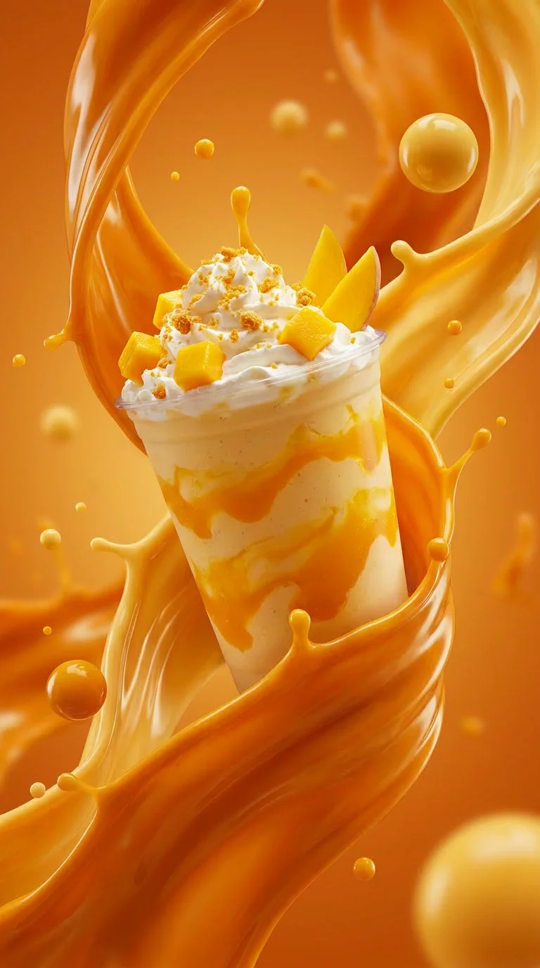 Create Vibrant Fruit Smoothie Advertising Visuals