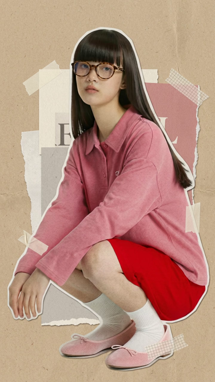 Paper Cutout Fashion Collage Video