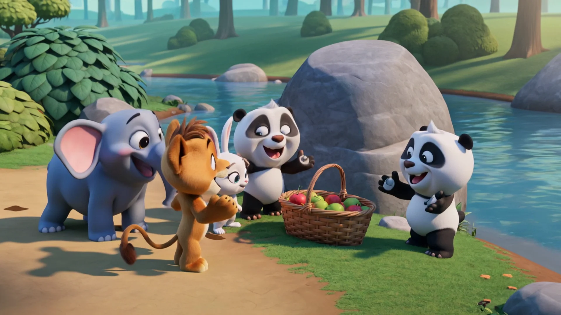 Create a Fun Animated Animal Picnic Adventure Video
