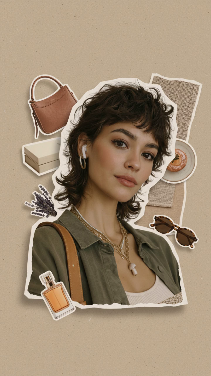 Portrait Paper Collage Video