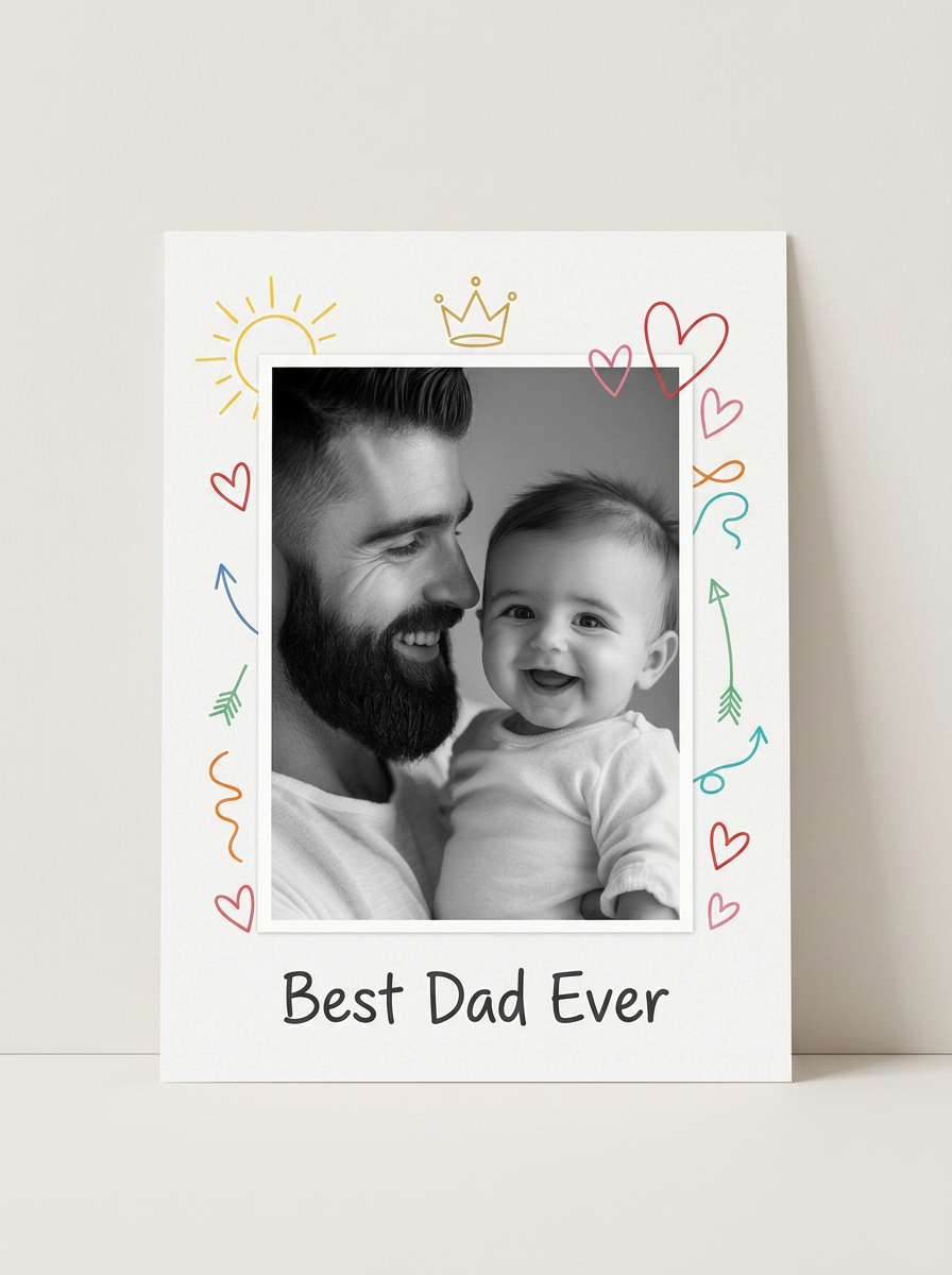 Create a Playful Father's Day Card Design