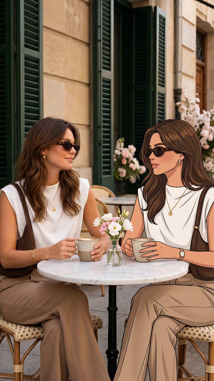 Transform Photos into Realistic Illustrated Twins