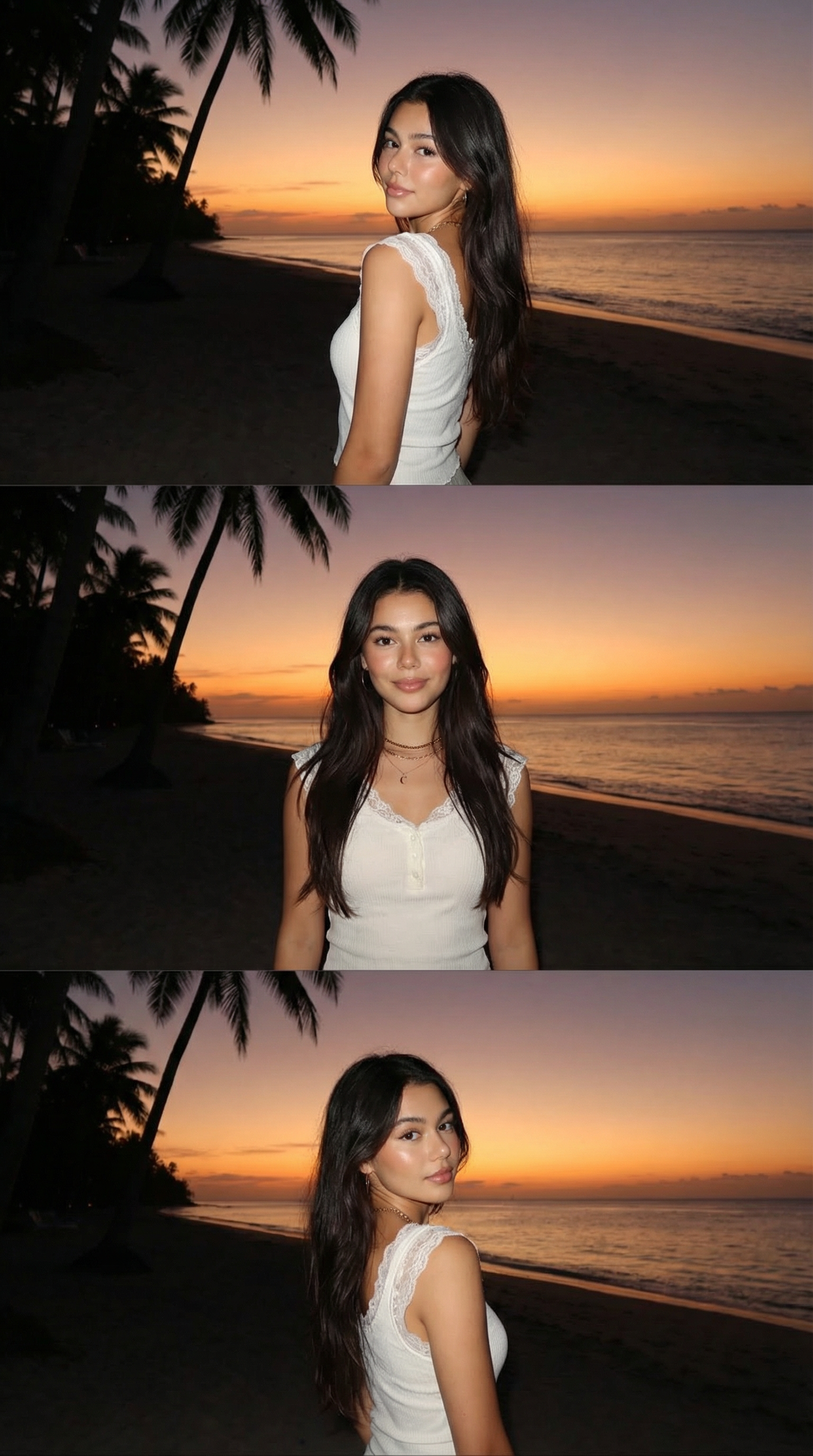 Create Stunning Sunset Beach Portraits Easily