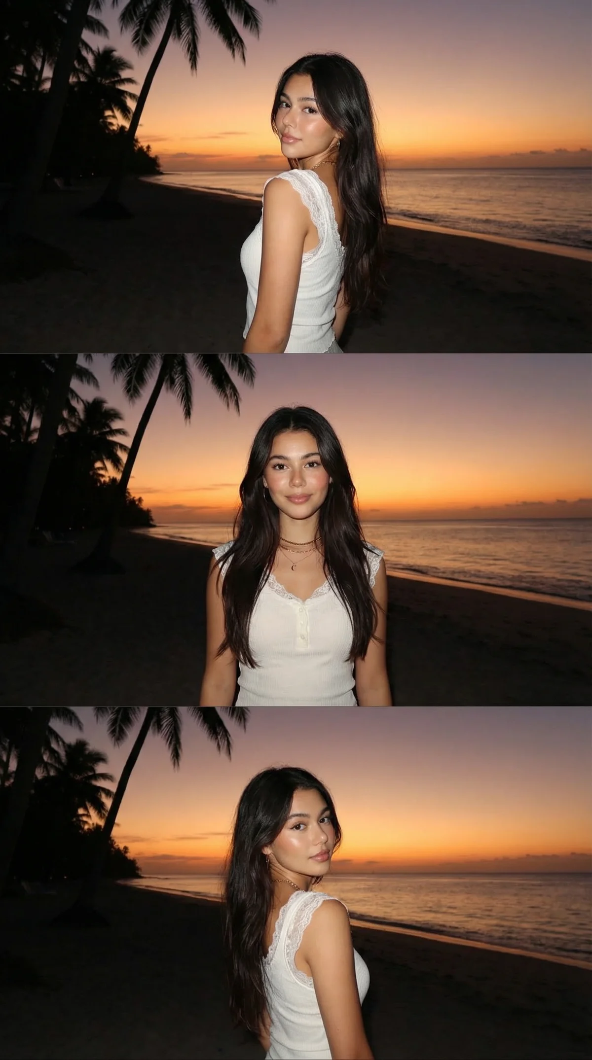 Create Stunning Sunset Beach Portraits Easily