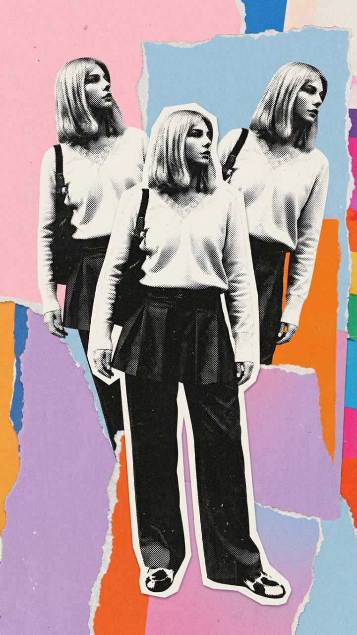 Photo to Retro Collage Poster Video