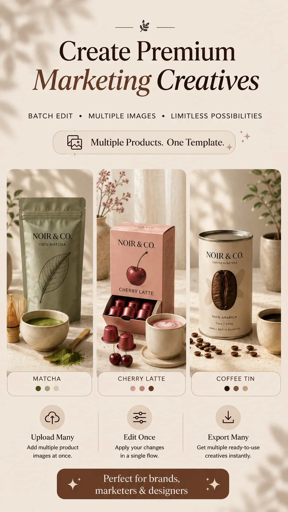 Create Premium Coffee Branding Advertisement