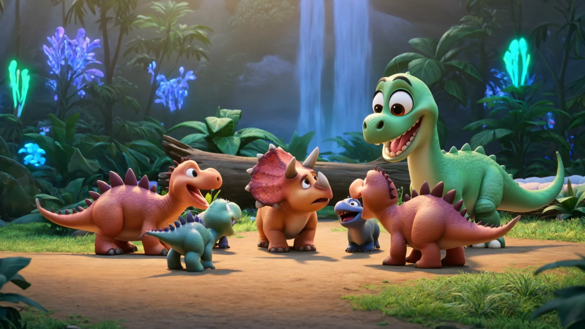 4K Pixar-Style Animated Dinosaur Adventure
