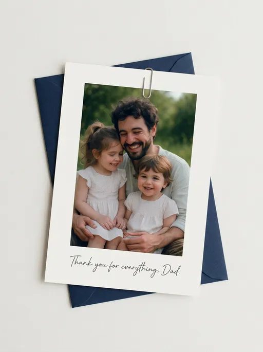 Create Heartfelt Father's Day Cards with Personal Photo