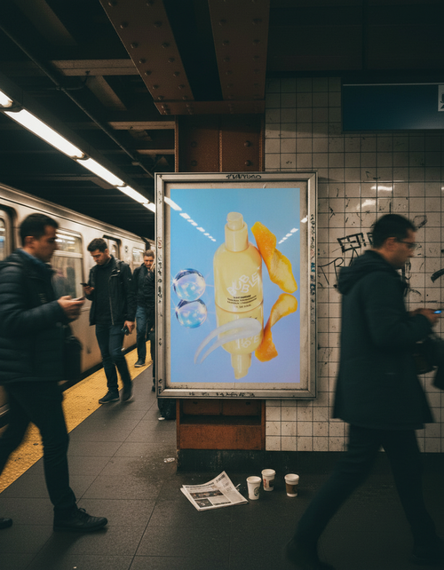 NYC Bus Stop and Subway Ad Mockups