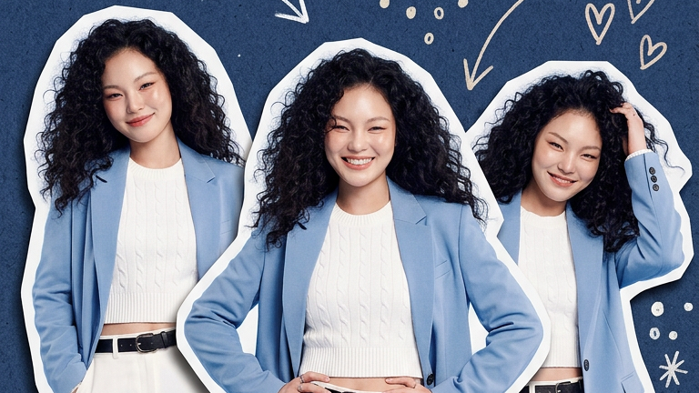 Animated Doodle Cutout Collage Video from Photo