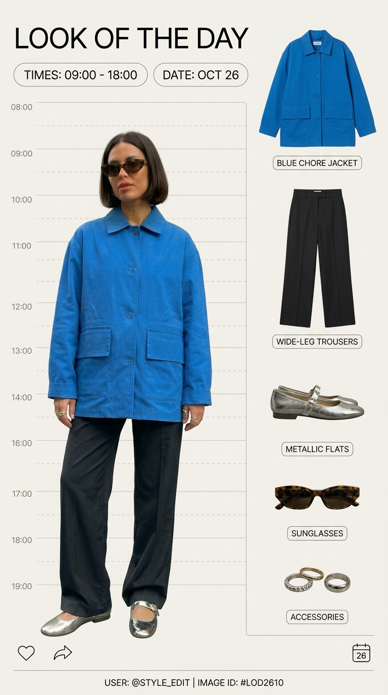 Look of the Day Outfit Breakdown Graphic