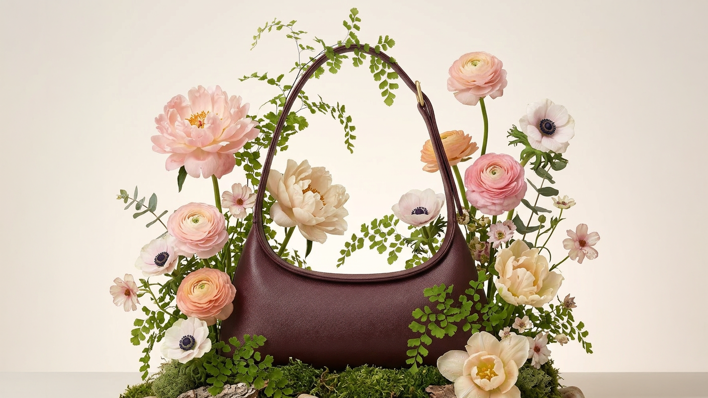 Floral Product Campaign Image and Blooming Video