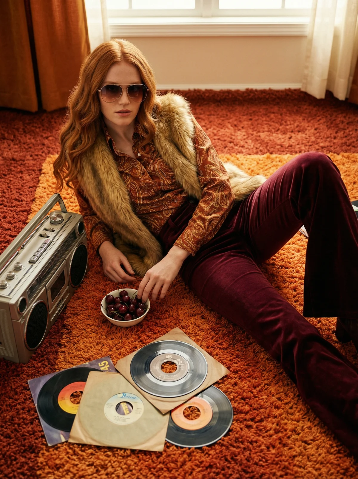 Create a 1970s Retro Fashion Editorial Environment