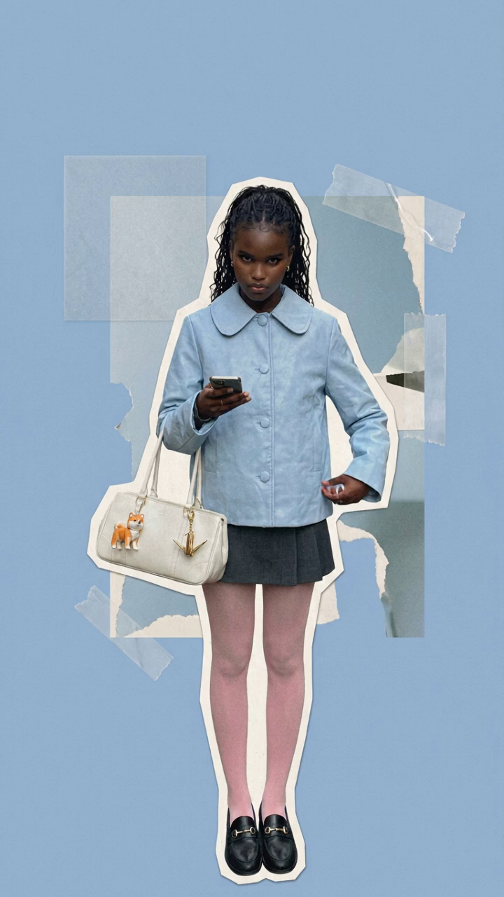 Paper Cutout Fashion Collage Video