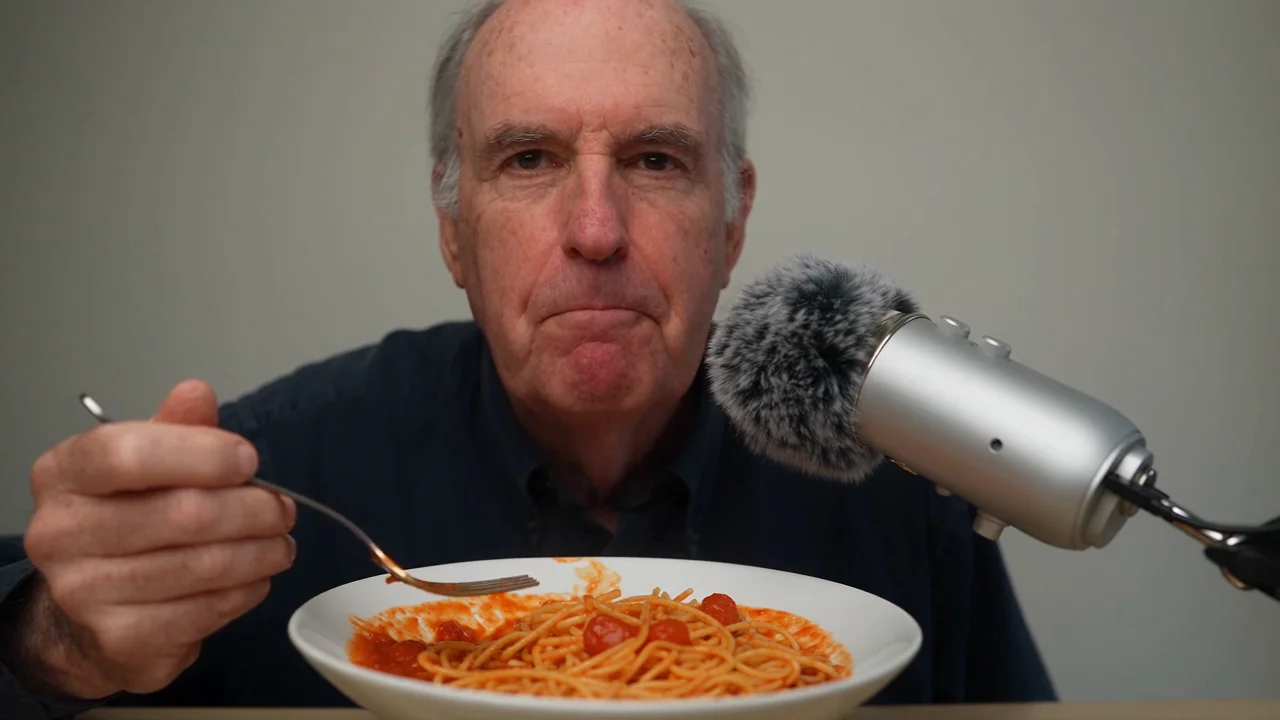 Create Realistic ASMR Videos with Pasta and Microphone