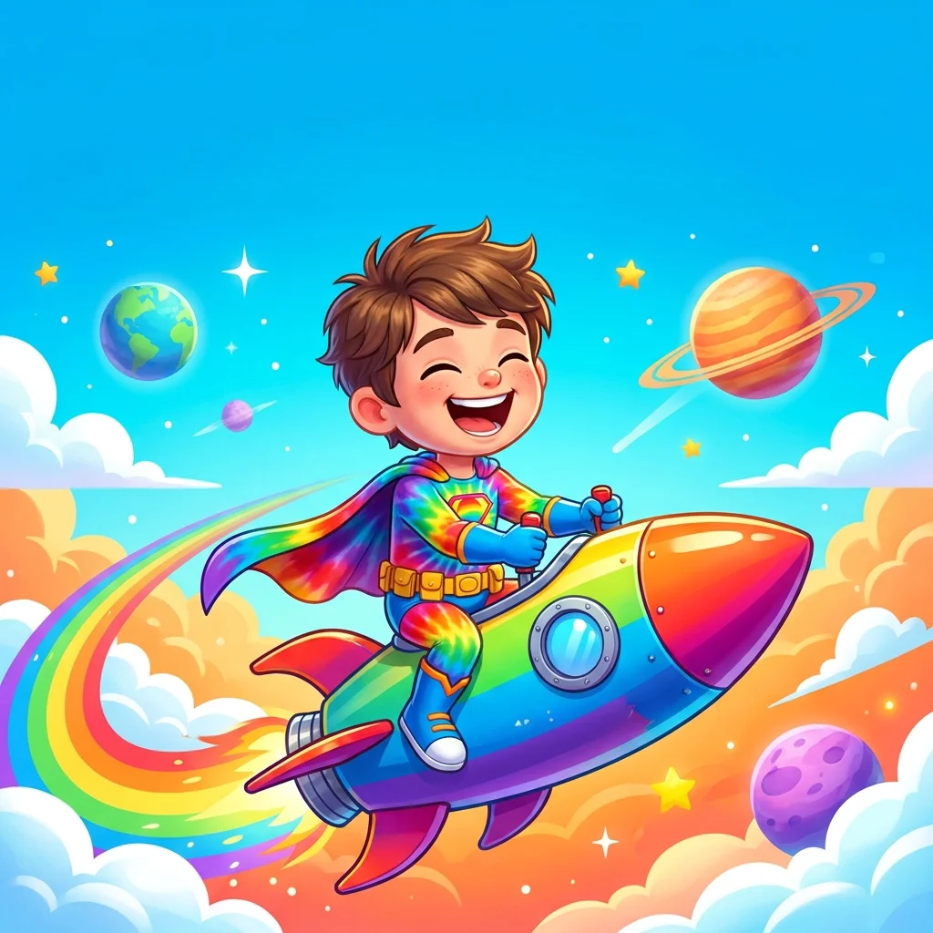 Create a Cartoon Adventure with a Superhero Theme