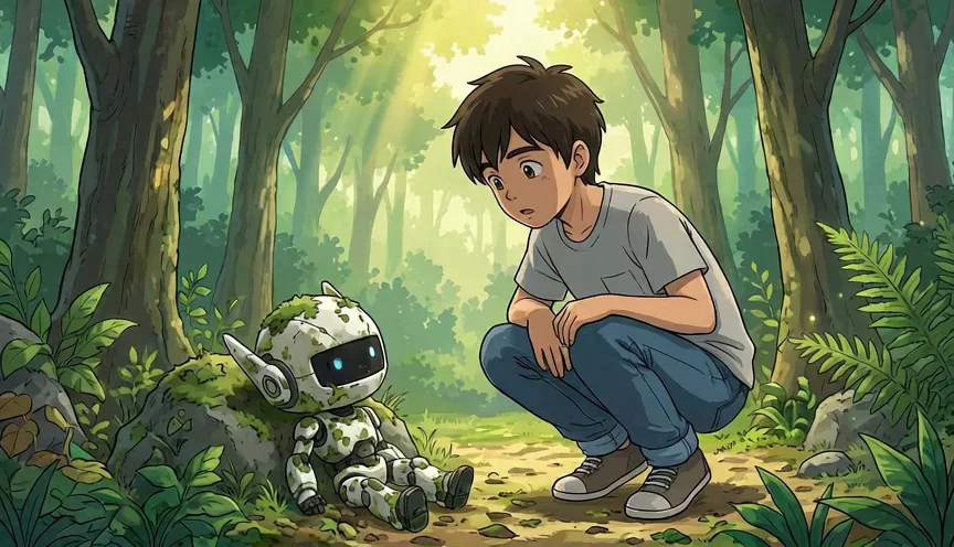 Create Anime-Style Comics from Photos with a Robot Story