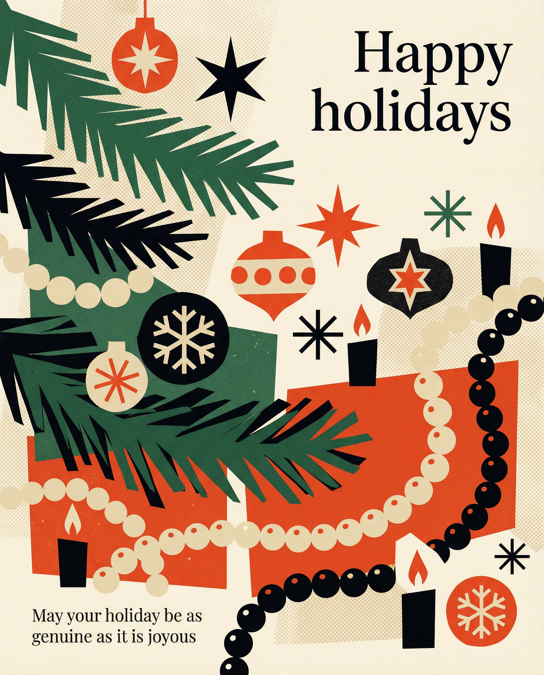 Holiday Card Generator with 4 Styles and Animations